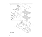 Frigidaire FFTR1814WBA shelves diagram