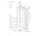 Frigidaire FRAE2024AW5 door diagram