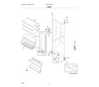 Frigidaire FRAE2024AW5 cabinet diagram