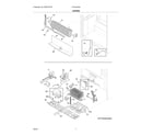 Frigidaire FFUE2024AN9 shelves diagram