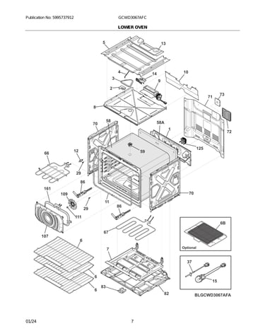 Lower oven