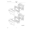 Frigidaire GCWD3067AFC door diagram