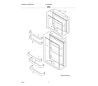 Frigidaire FFHT2045VB3 door diagram