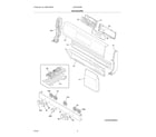 Frigidaire GCRE3060BFA backguard diagram