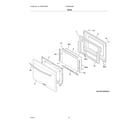 Frigidaire GCRE3060BFA door diagram