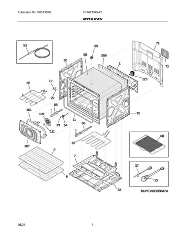 Upper oven