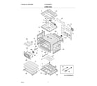 Frigidaire PCWD3080AFB lower oven diagram