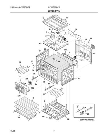 Lower oven
