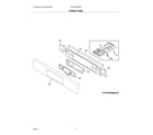 Frigidaire PCWM3080AFB control panel diagram