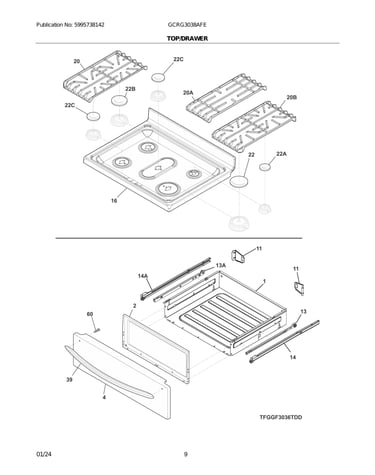 Top/drawer