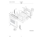 Frigidaire GCRG3038AFE door diagram