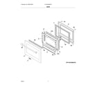 Frigidaire PCWS3080AFB door diagram