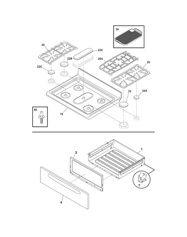Top/drawer