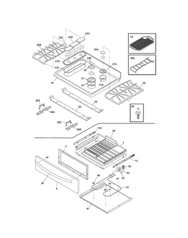 Top/drawer