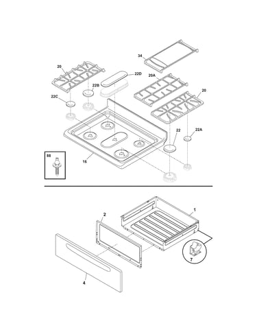 Top/drawer