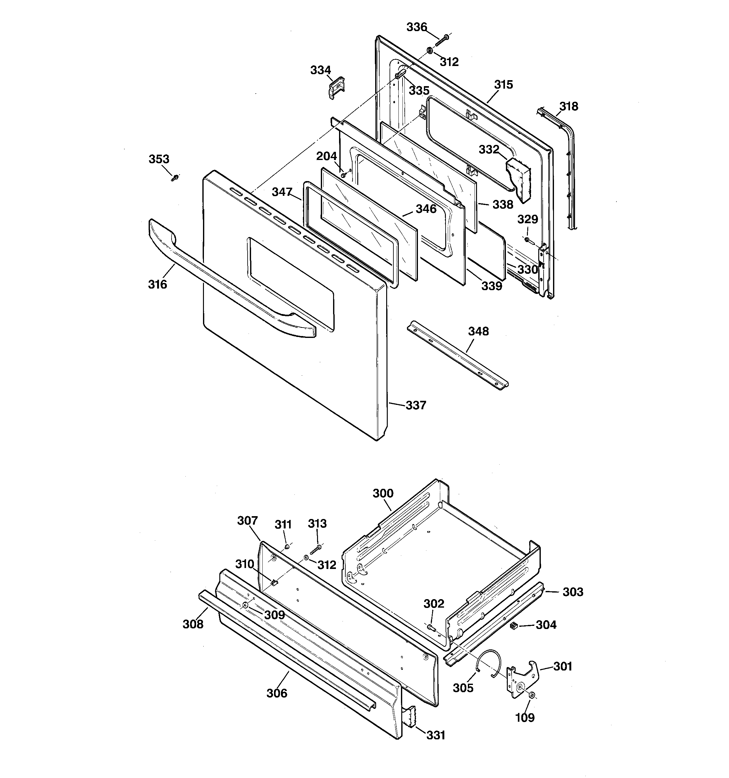 Door & drawer parts