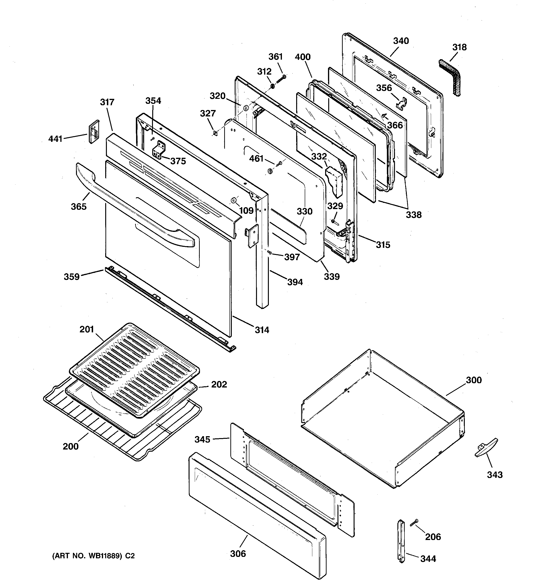 Door & drawer parts