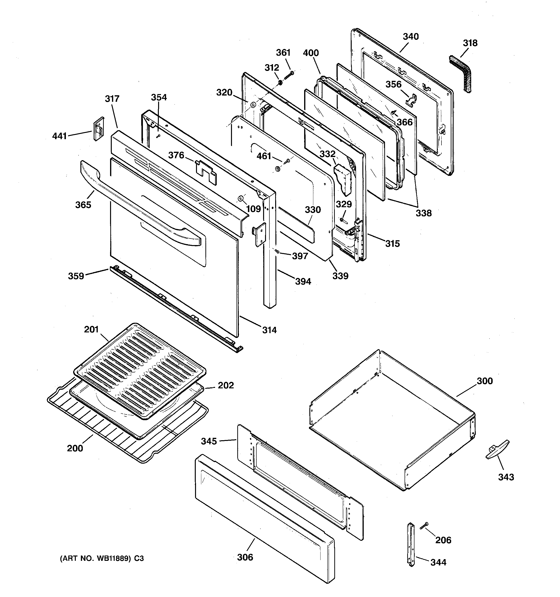 Door & drawer parts