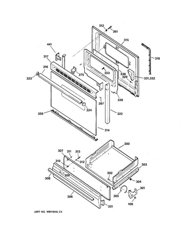 Door & drawer parts