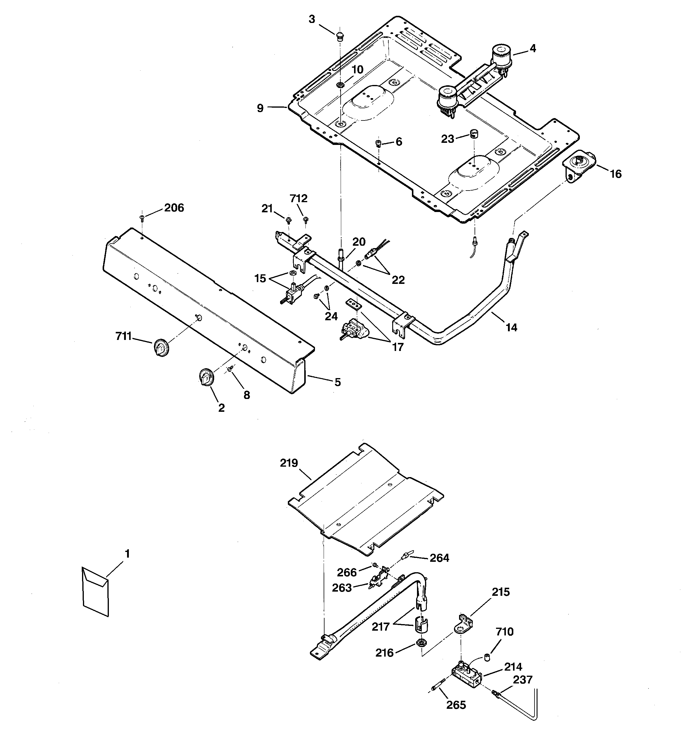 Gas & burner parts