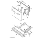 Kenmore 36271091001 door & drawer parts diagram