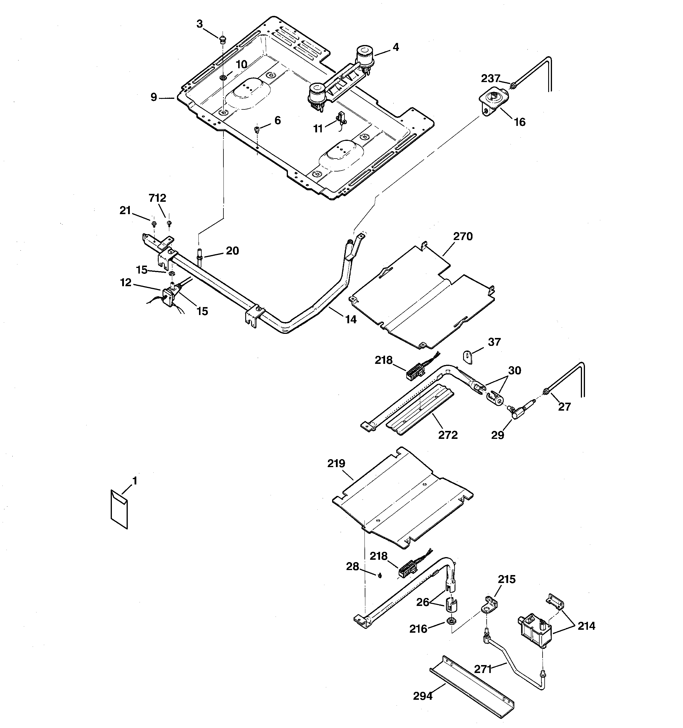 GAS & BURNER PARTS