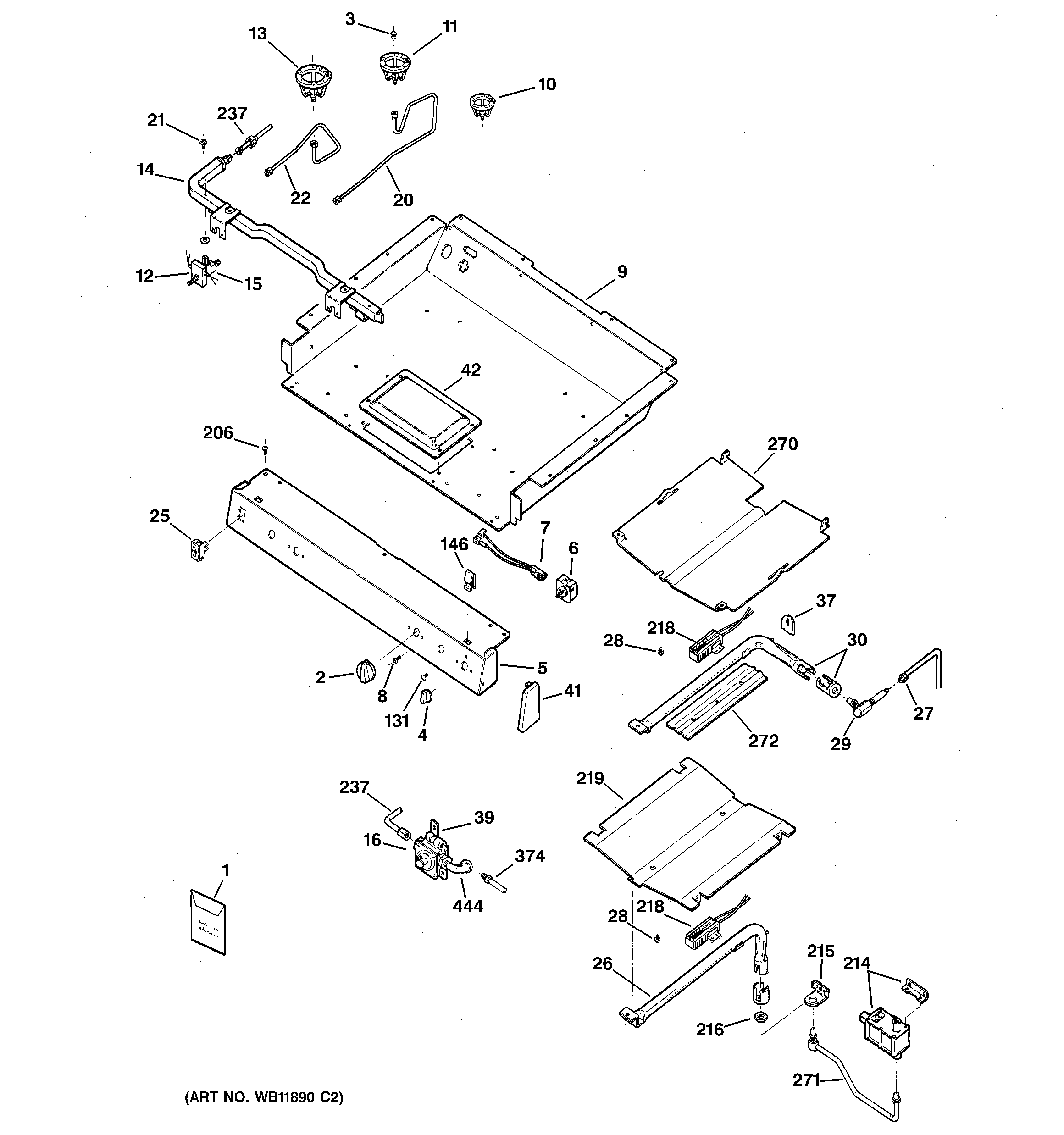 GAS & BURNER PARTS