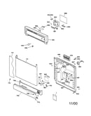 Escutcheon & door assembly