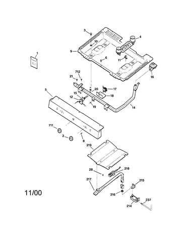 Gas & burner parts