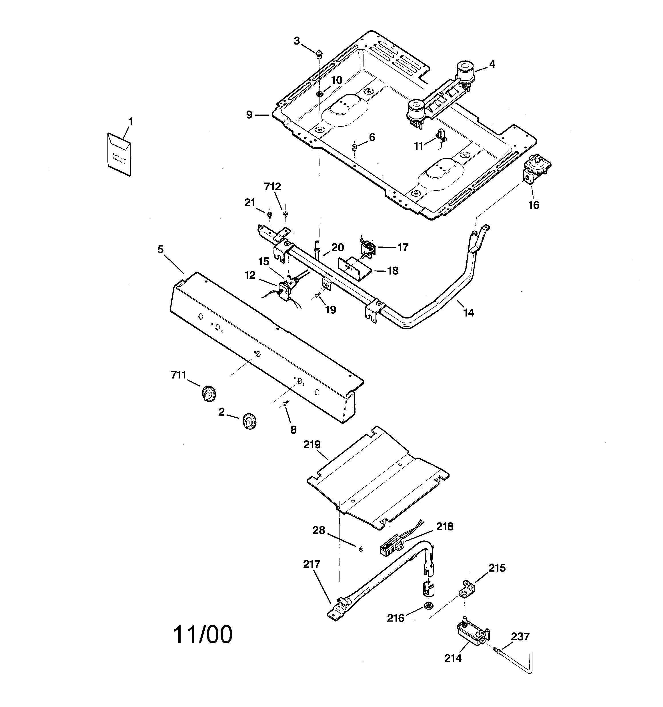 Gas & burner parts