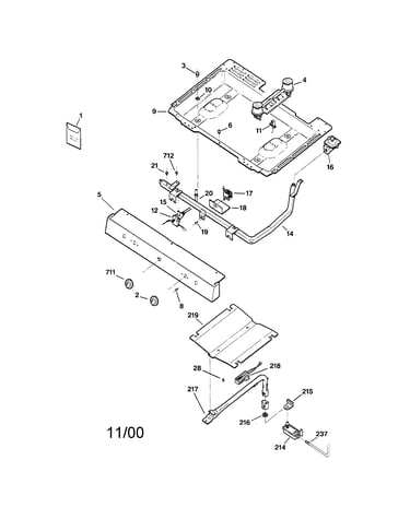 Gas & burner parts
