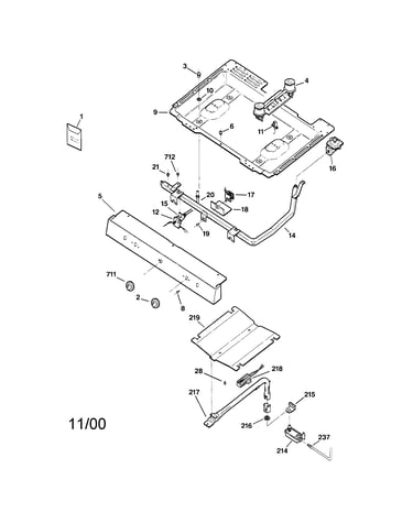 Gas & burner parts