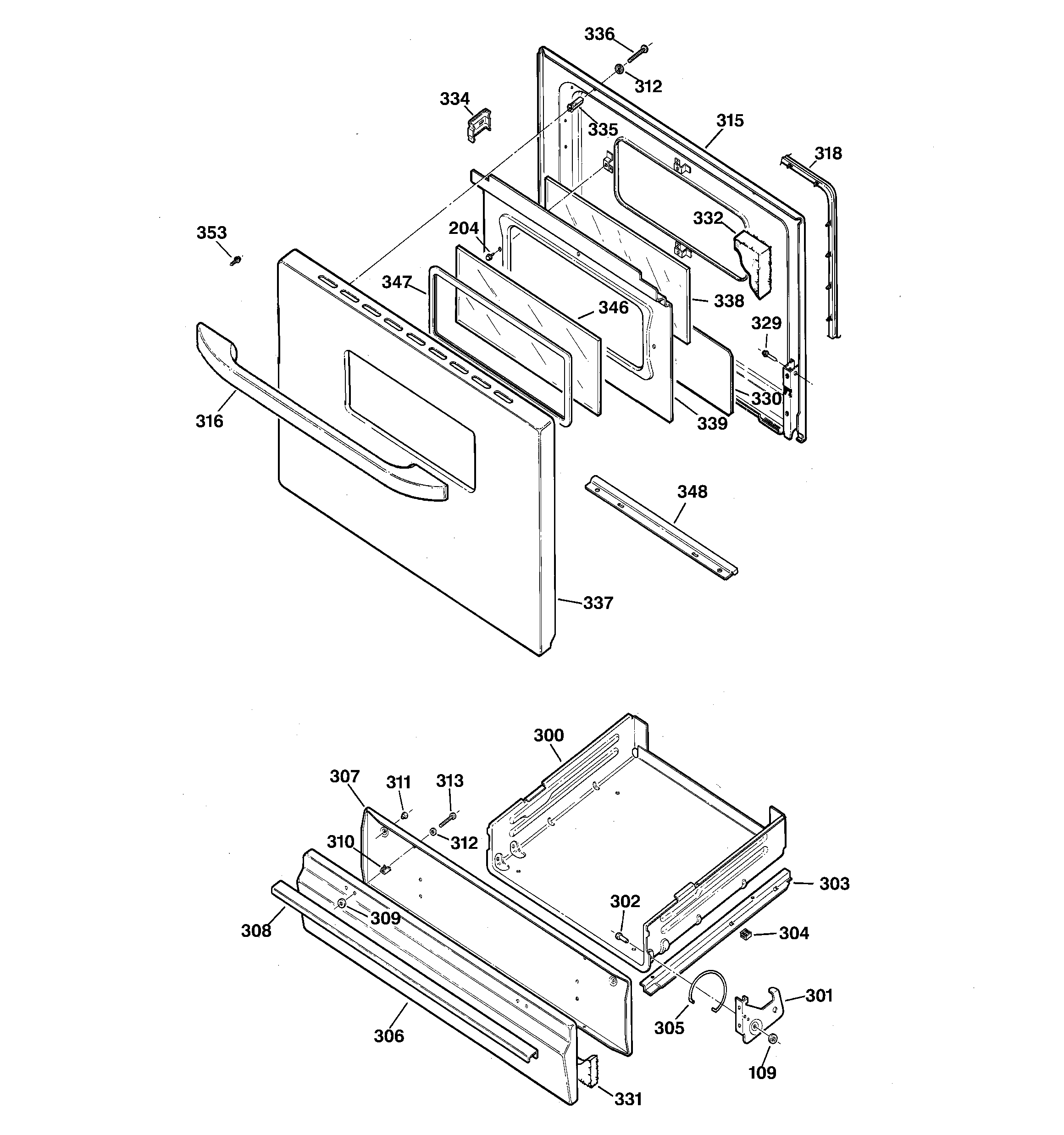 Door & drawer parts
