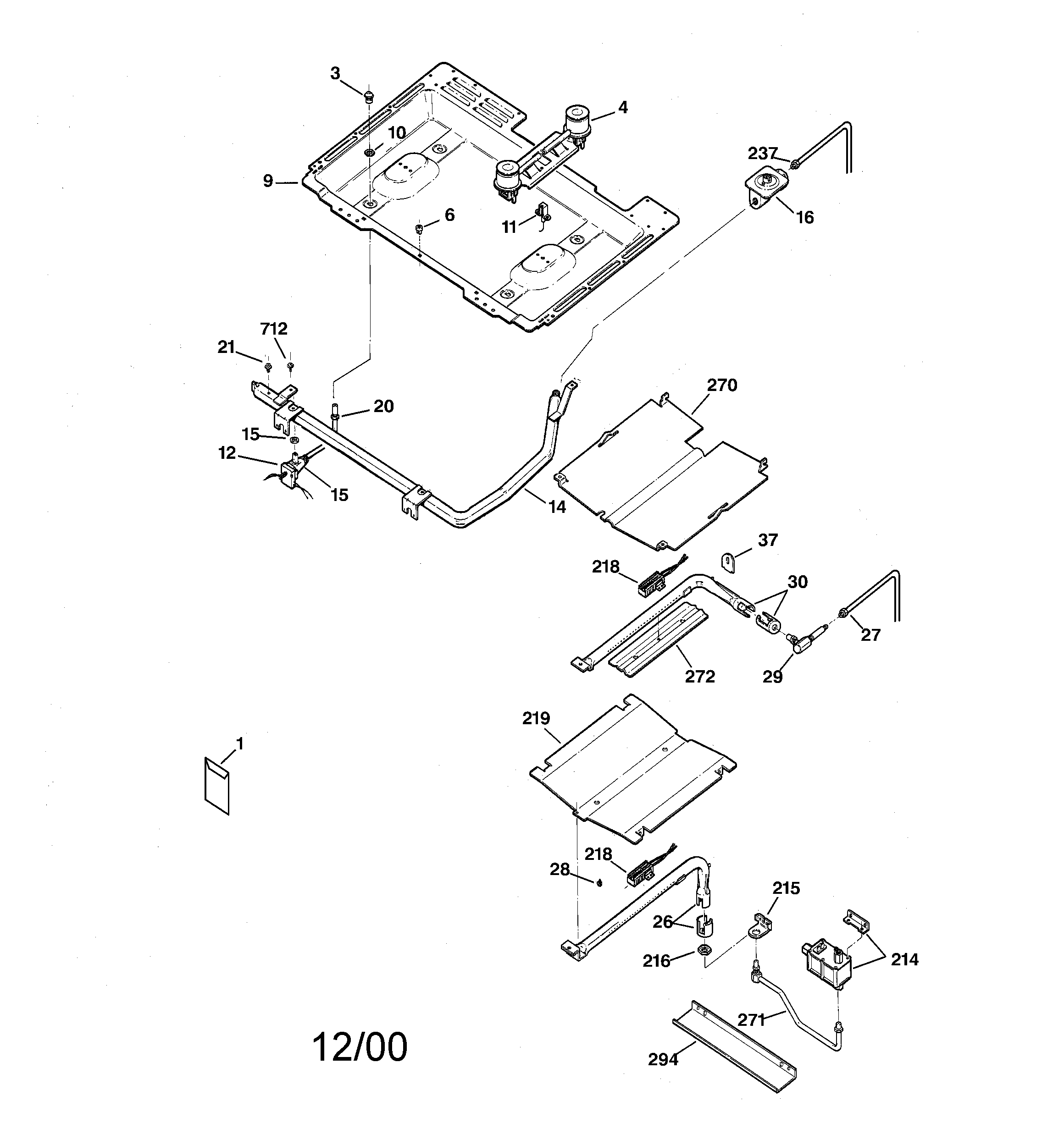 GAS & BURNER PARTS