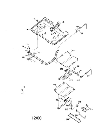 Gas & burner parts