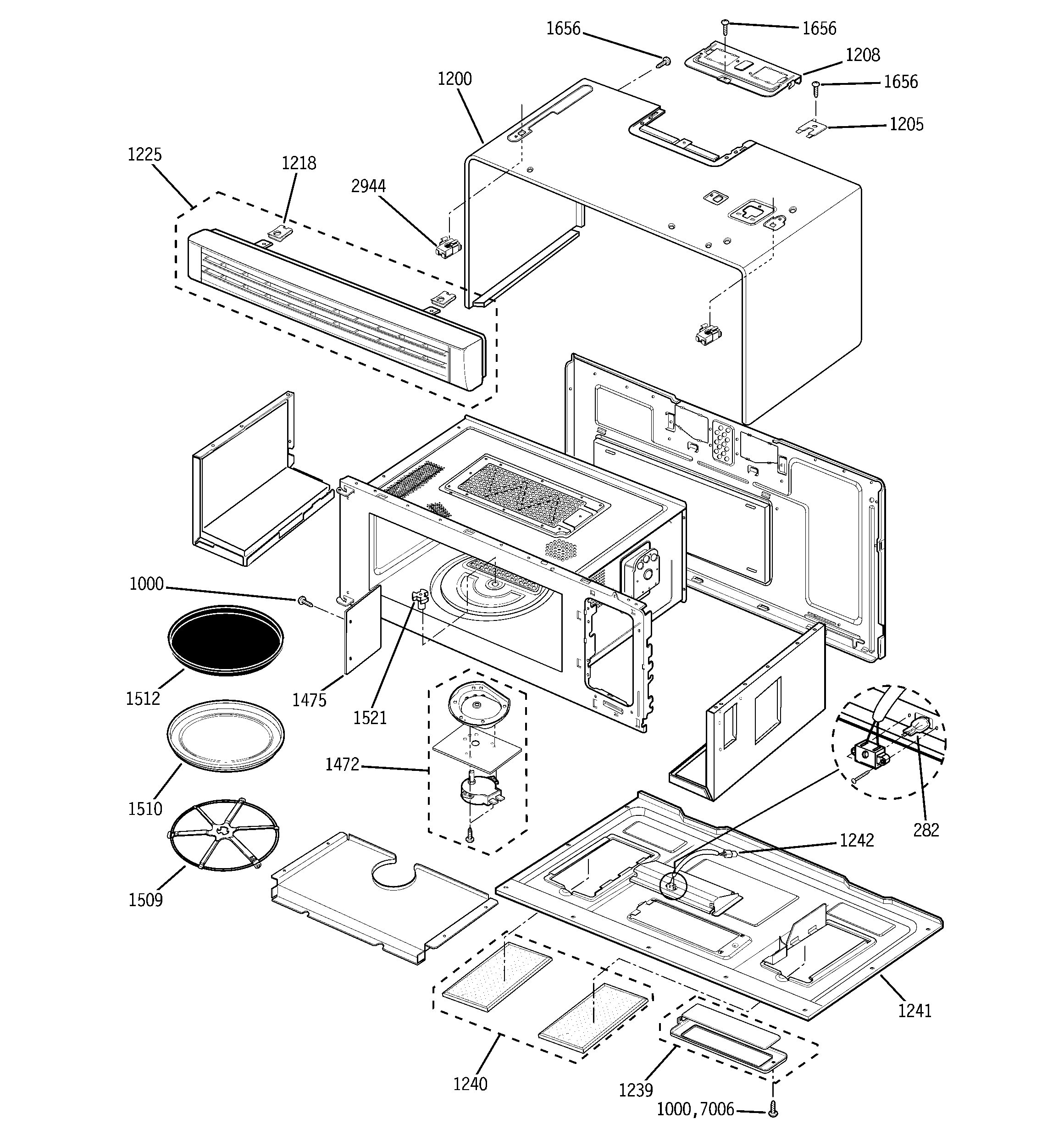OVEN CAVITY PARTS