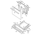 Kenmore 36262020300 door & drawer parts diagram