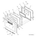Kenmore 91192091300 door diagram
