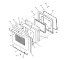 Kenmore 91192814301 door diagram