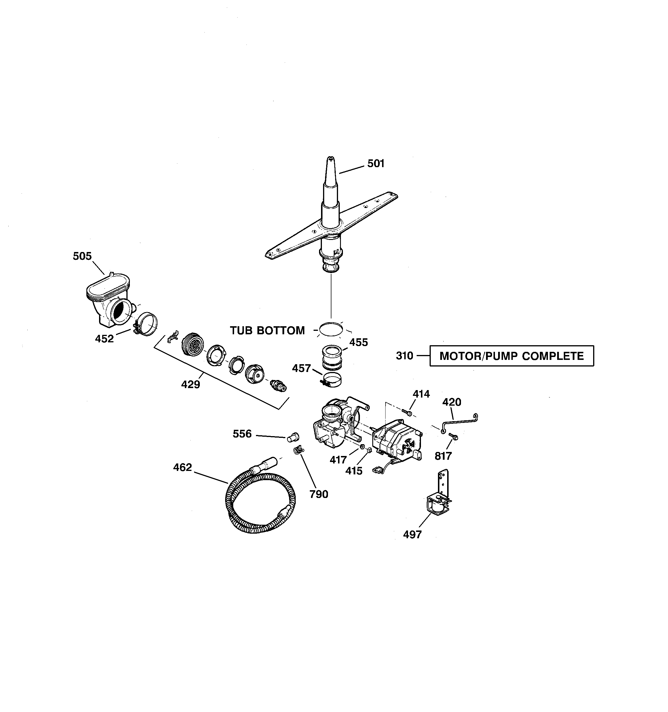 Motor-pump mechanism