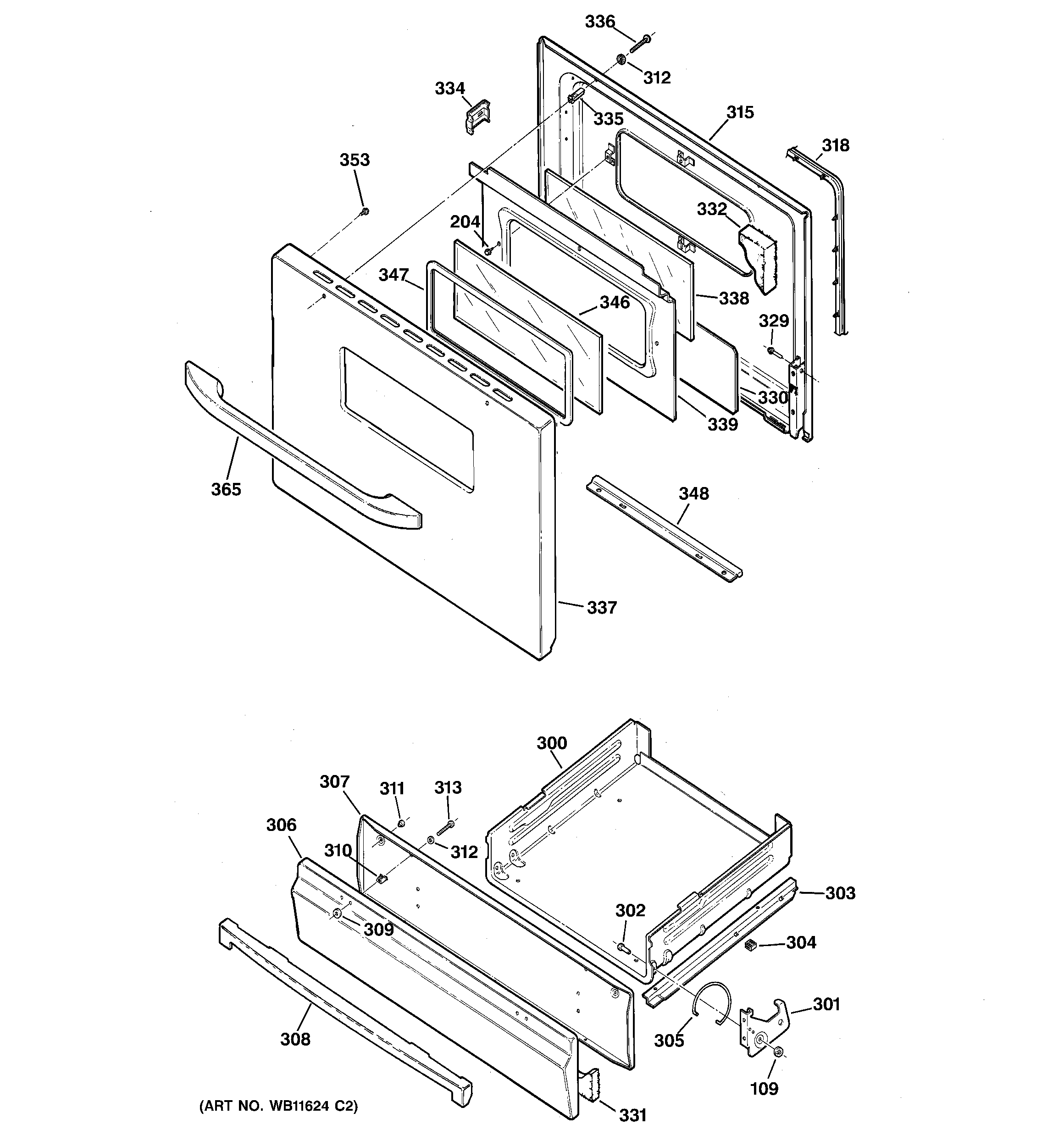 Door & drawer parts