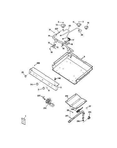 Gas & burner parts