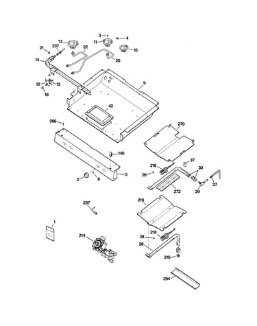 Gas & burner parts