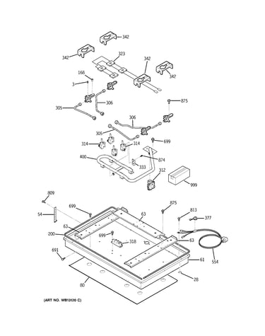 Gas & burner parts