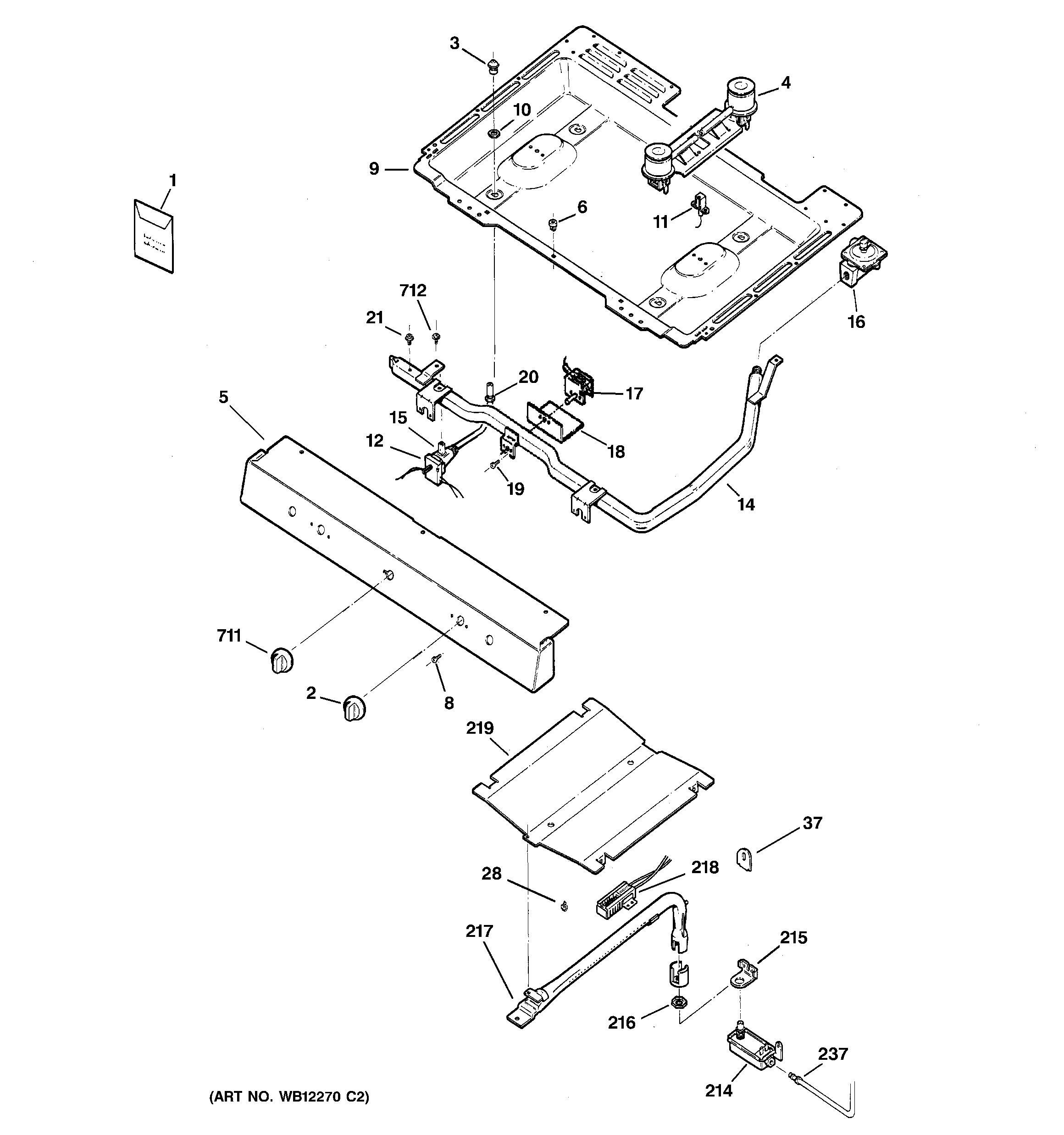 Gas & burner parts
