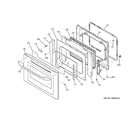 Kenmore 91149044200 stainless steel door diagram