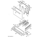 Kenmore 36270251601 door & drawer parts diagram