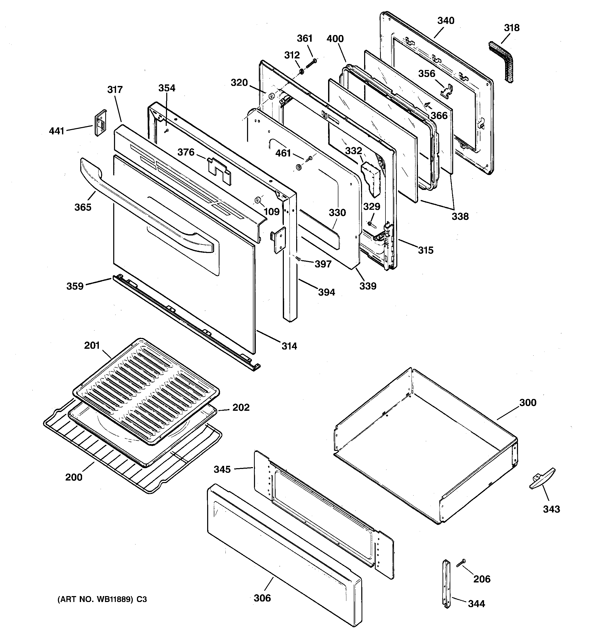 Door & drawer parts