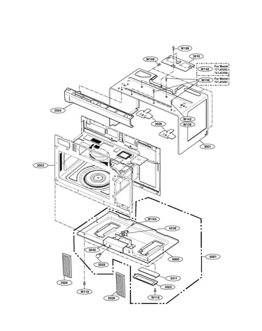 Oven cavity parts