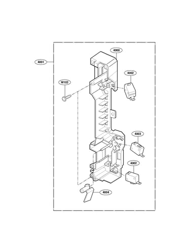 Latch board parts